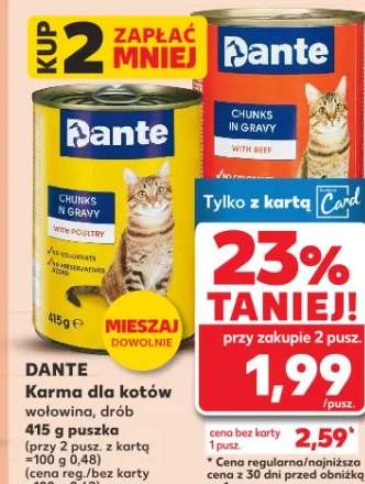 Karma dla kotów wołowina, 6x 400g 415g puszka