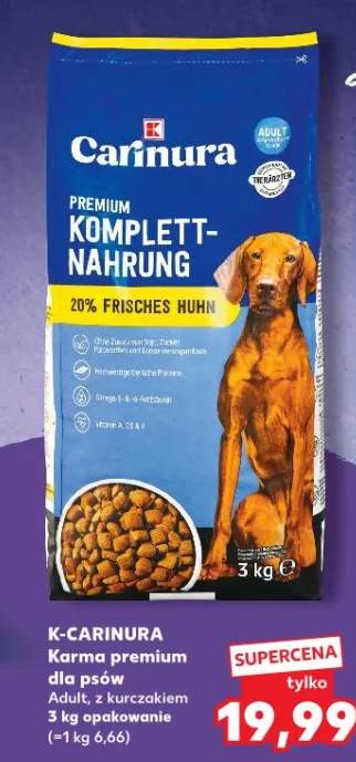 Karma premium dla psów Adult, z kurczakiem 3kg opakowanie