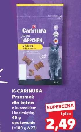 Przysmak dla kotów z kurczakiem i kocimiętką 40g opakowanie