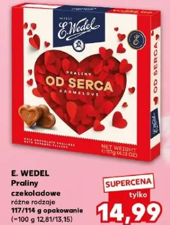 Praliny czekoladowe różne rodzaje