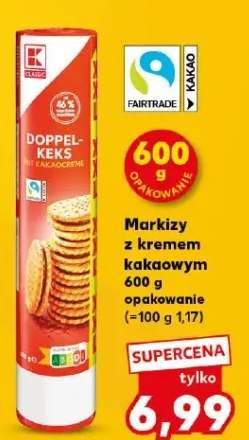 Markizy z kremem kakaowym