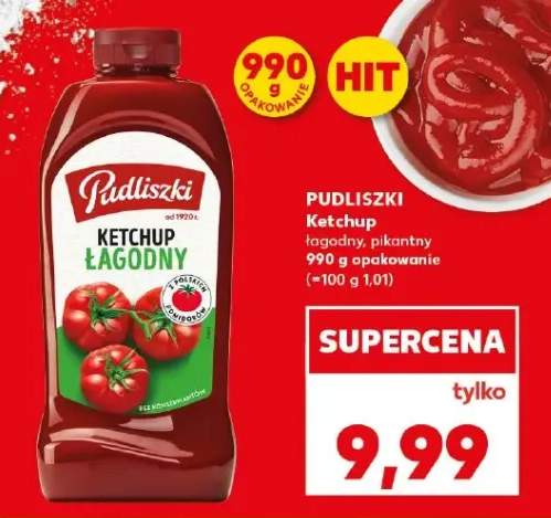 Ketchup łagodny, pikantny