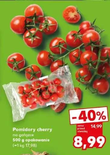 Pomidory cherry na gałązce