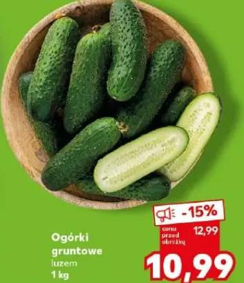 Ogórki gruntowe luzem