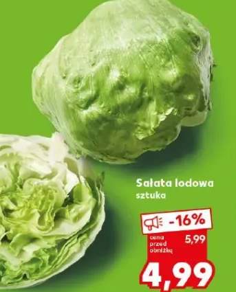 Sałata lodowa sztuka