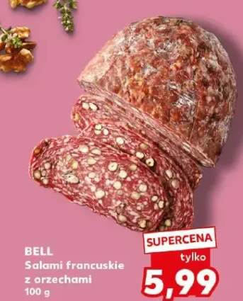 Salami francuskie z orzechami