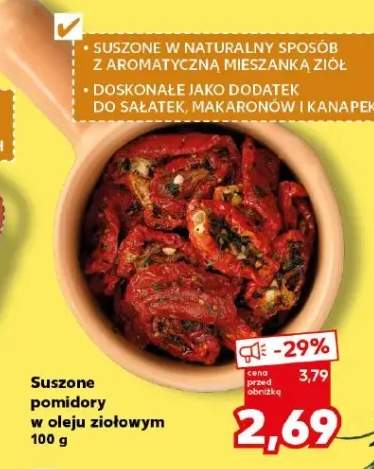 Suszone pomidory w oleju ziołowym