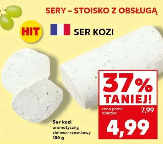Ser kozi aromatyczny, ziołowo-czosnkowy