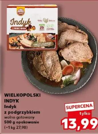 Indyk z podgrzybkiem wolno gotowany