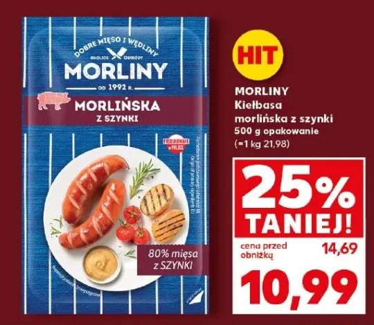 Kiełbasa morlińska z szynki