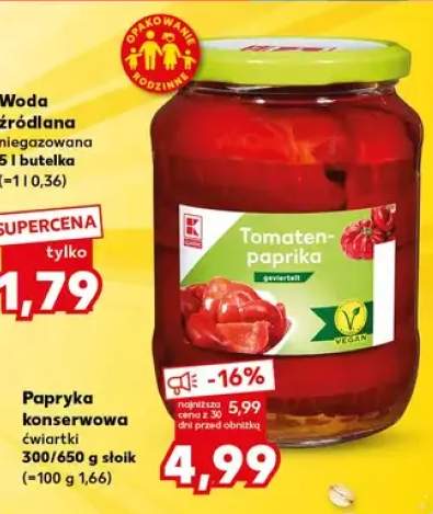 Papryka konserwowa ćwiartki