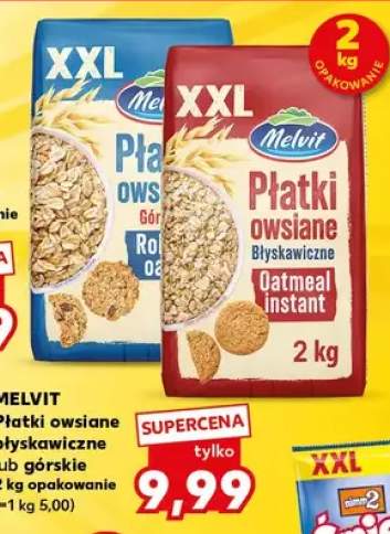 Płatki owsiane błyskawiczne lub górskie