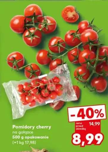 Pomidory cherry na gałązce