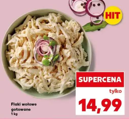 Flaki wołowe gotowane