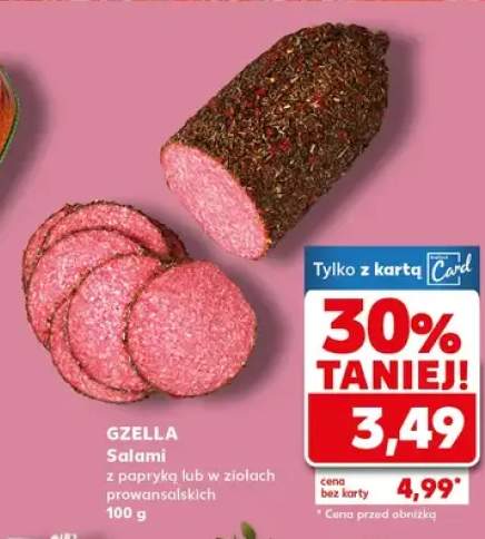 Salami z papryką lub w ziołach prowansalskich