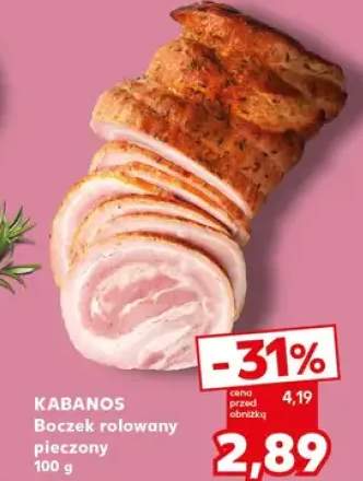 Boczek rolowany pieczony