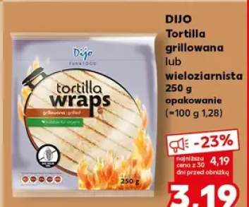 Tortilla grillowana lub wieloziarnista