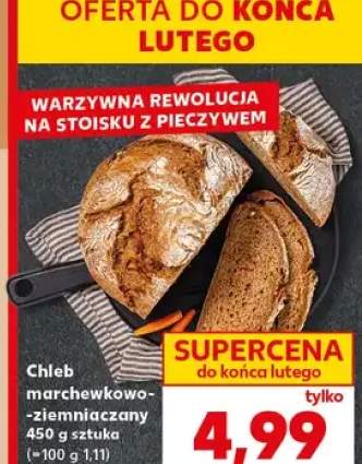 Chleb marchewkowo--ziemniaczany