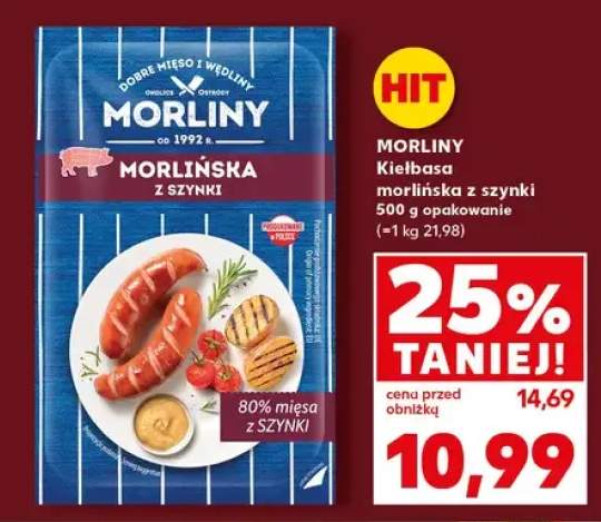 Kiełbasa morlińska z szynki