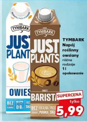 Napój roślinny owsiany różne rodzaje