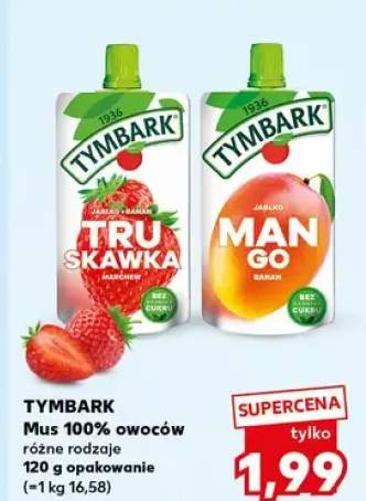 Mus 100% owoców różne rodzaje