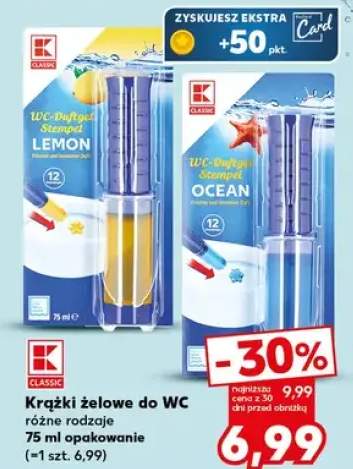 Krążki żelowe do WC różne rodzaje