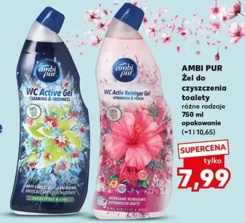 Żel do czyszczenia toalety różne rodzaje