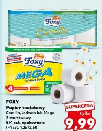 Papier toaletowy Camilla, Jedwab lub Mega