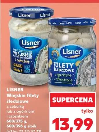 Wiejskie filety śledziowe z cebulką lub z ogórkiem i czosnkiem