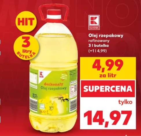 Olej rzepakowy rafinowany