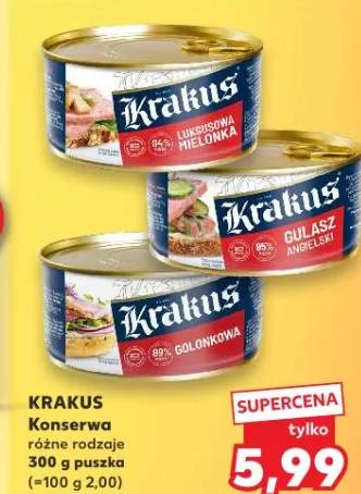 Konserwa różne rodzaje