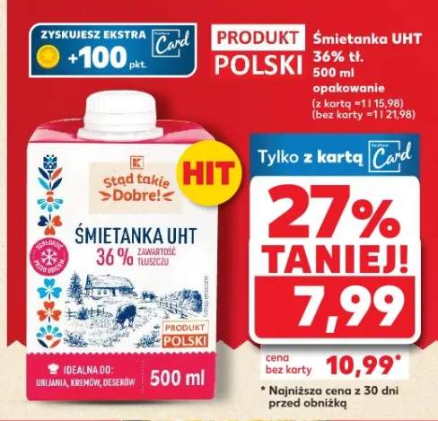 Śmietanka UHT 36% tł.