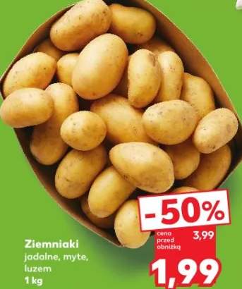 Ziemniaki jadalne, myte, luzem