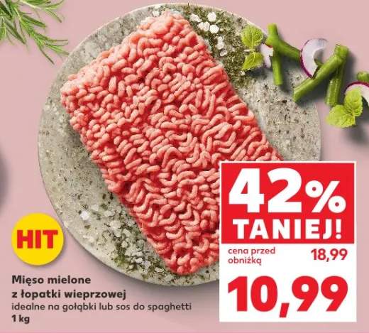 Mięso mielone z łopatki wieprzowej idealne na gołąbki lub sos do spaghetti