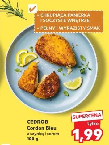 Cordon bleu z szynką i serem