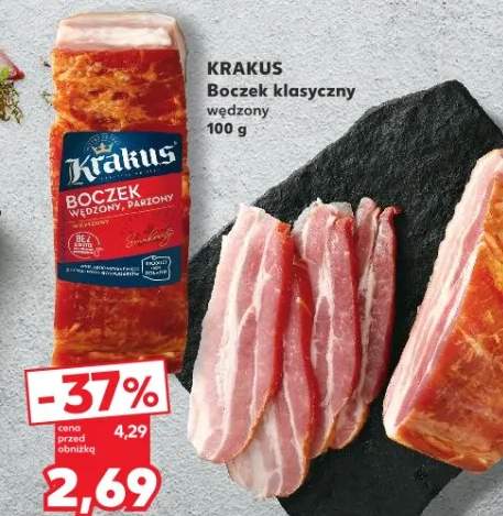 Boczek klasyczny wędzony