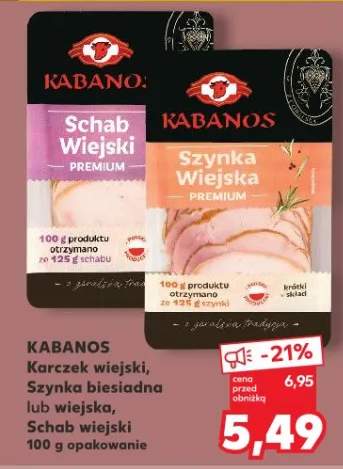 Karczek wiejski, Szynka biesiadna lub wiejska, Schab wiejski
