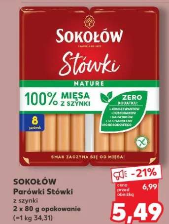 Parówki Stówki z szynki