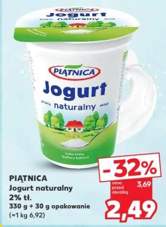 Jogurt naturalny 2% tł.