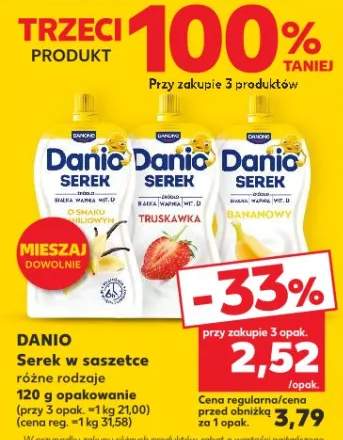 Serek w saszetce różne rodzaje