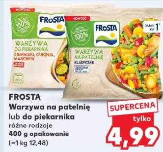 Warzywa na patelnię lub do piekarnika różne rodzaje