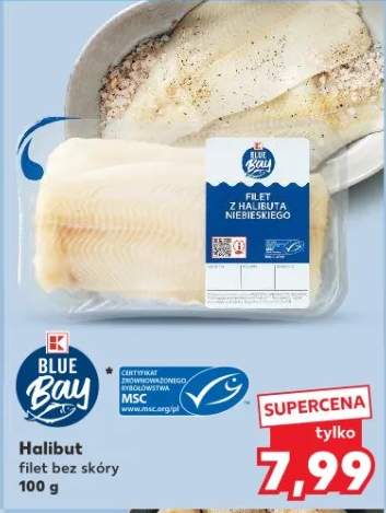 Halibut filet bez skóry