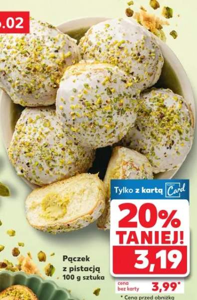 Pączek z pistacją sztuka