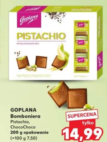Bomboniera Pistachio, Choccolacco opakowanie