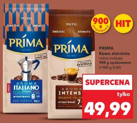 Kawa ziarnista różne rodzaje