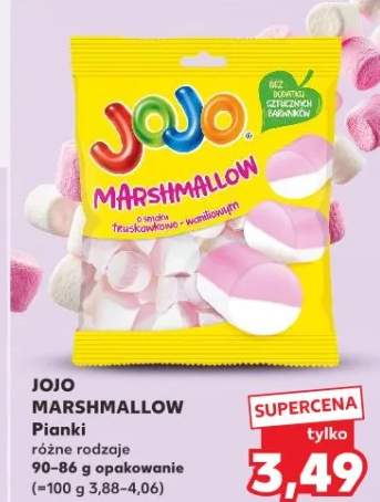 Marshmallow Pianki różne rodzaje 90-86g opakowanie (=100 g 3,88-4,06)