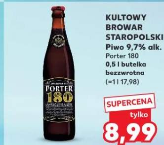 Piwo Porter 180 Kultowy Browar Staropolski