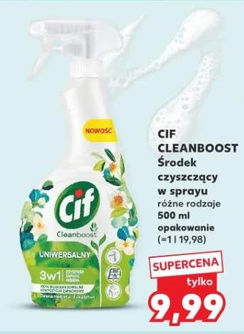 Środek czyszczący Cleanboost w sprayu różne rodzaje