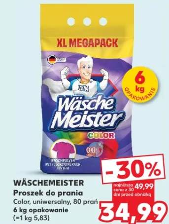 Proszek do prania Color, uniwersalny, 80 prań