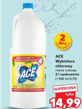 Wybielacz chlorowy różne rodzaje